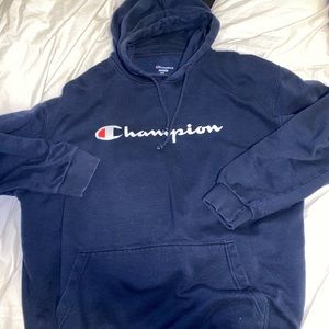 Men’s Champion hoodie - worn but in good condition!